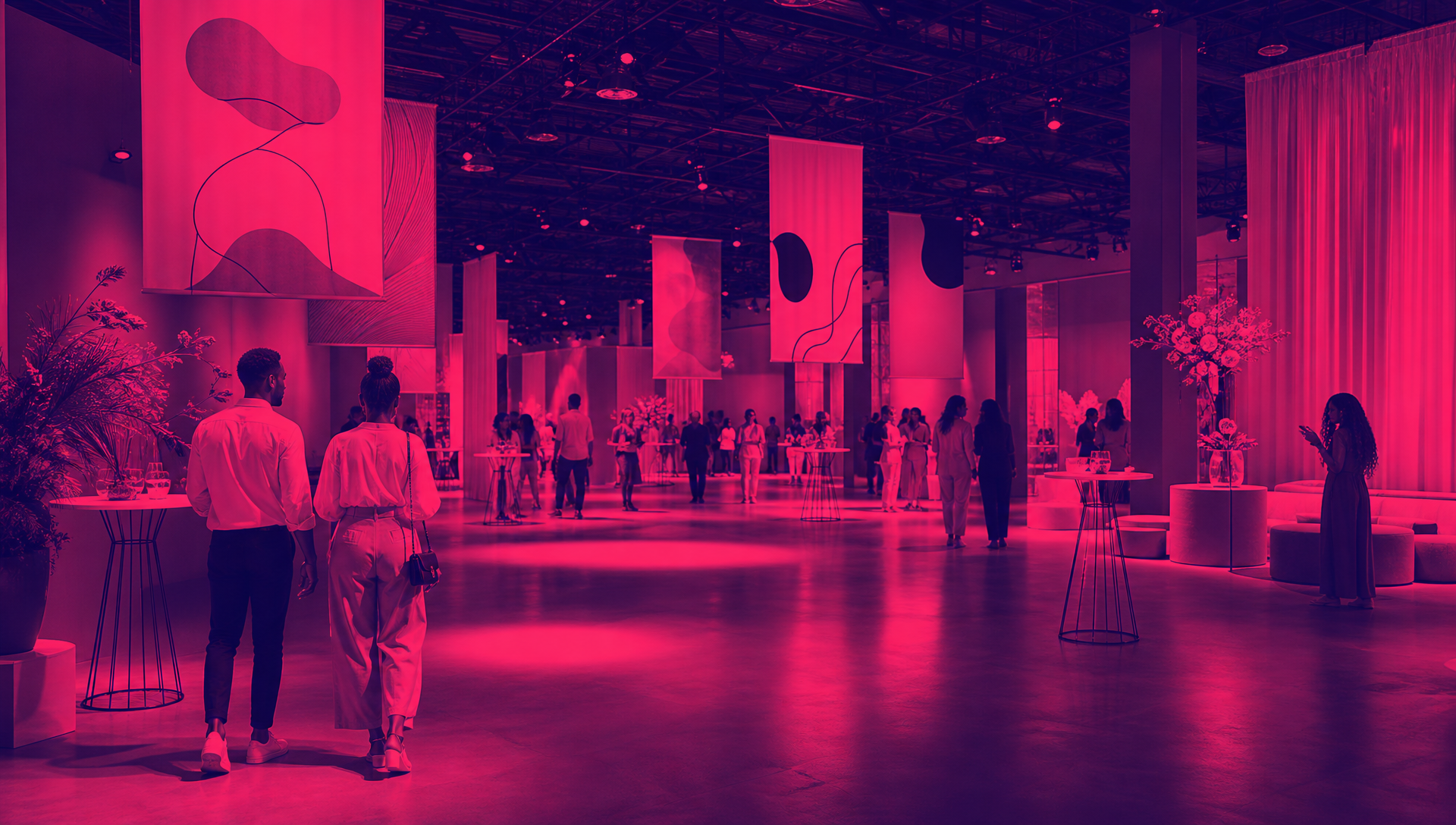 Experiential marketing agency event hall journey designed for audience participation